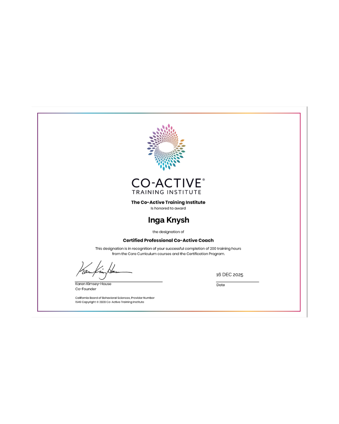 200+ Hours Accredited Training